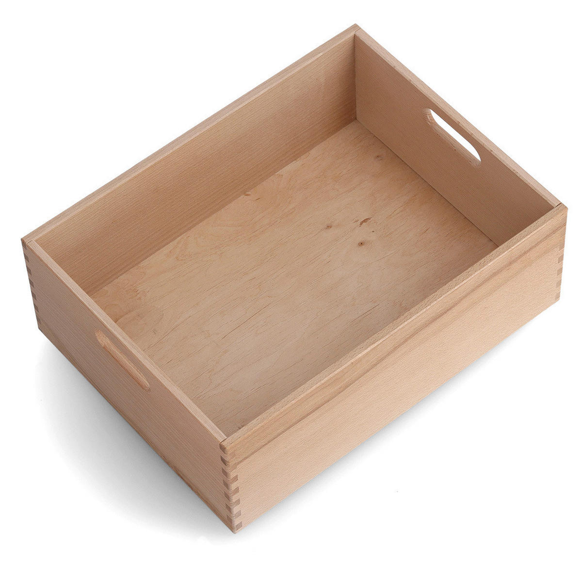 AUFBEWAHRUNGSBOXEN-SET - Naturfarben, Basics, Holz (40/26,5/32cm) - Zeller Present