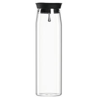 KARAFA NA VODU  1,1 l  - černá/průhledné, Basics, kov/plast (19,50/31,00/27,50cm) - Leonardo