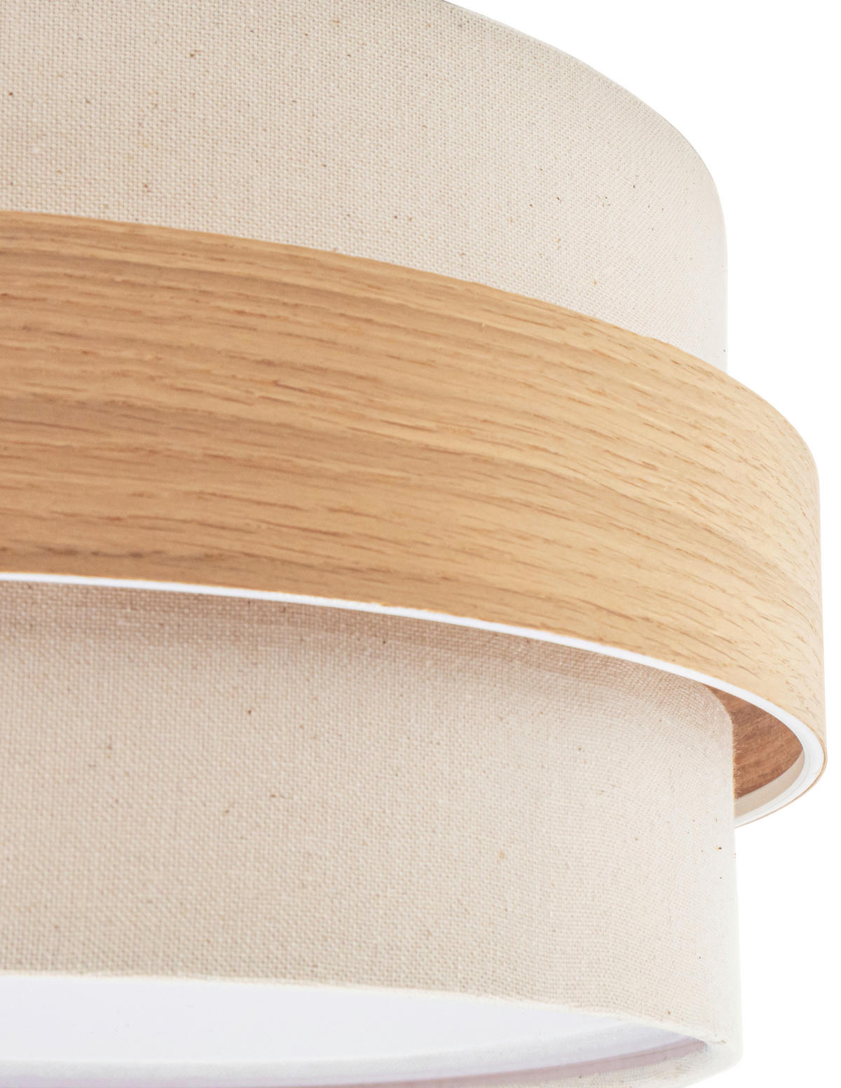 DECKENLEUCHTE  37/18 cm    - Naturfarben, MODERN, Holz/Kunststoff (37/18cm) - Novel