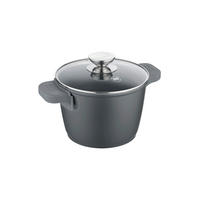 HRNEC NA ZELENINU, hliník, 24 cm  - černá, Basics, kov (24cm) - Berndes