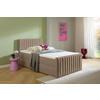 BOXBETT 100/200 cm  in Taupe  - Taupe/Schwarz, KONVENTIONELL, Kunststoff/Textil (100/200cm) - Boxxx