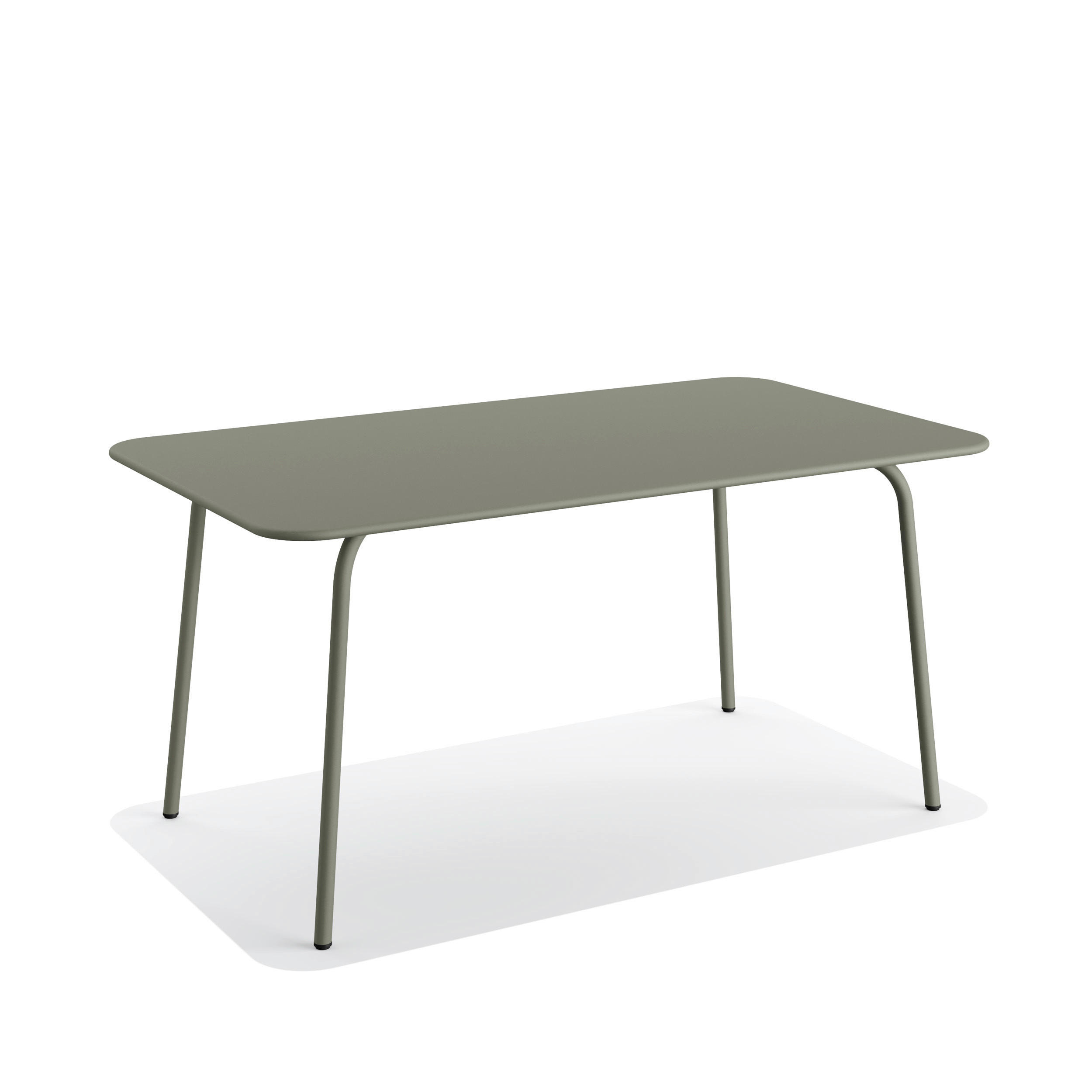 GARTENTISCH Metall rechteckig  - Grün, Basics, Metall (160/73/90cm) - Gardenson