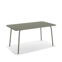 GARTENTISCH Metall rechteckig  - Grün, Basics, Metall (160/73/90cm) - Gardenson
