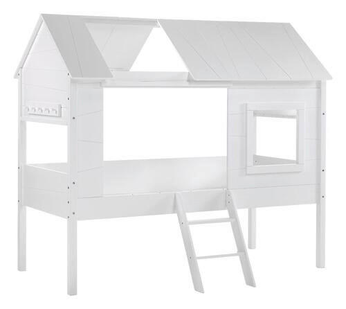 HAUSBETT 90/200 cm  - Weiß, KONVENTIONELL (90/200cm) - MID.YOU