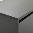LOWBOARD  in 180/55/48 cm  - Anthrazit/Schwarz, Design, Holzwerkstoff/Kunststoff (180/55/48cm) - Carryhome
