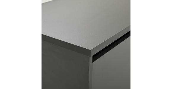 LOWBOARD in 180/55/48 cm - Anthrazit/Schwarz, Design, Holzwerkstoff/Kunststoff (180/55/48cm) - Carryhome
