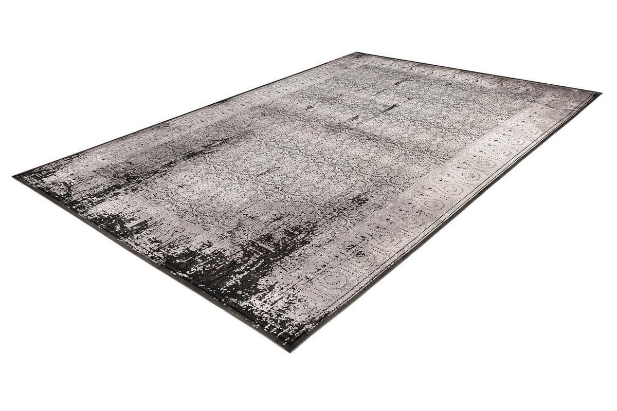 WEBTEPPICH 80/150 cm My Eden of Obsession  - Schwarz/Grau, Design, Textil (80/150cm)