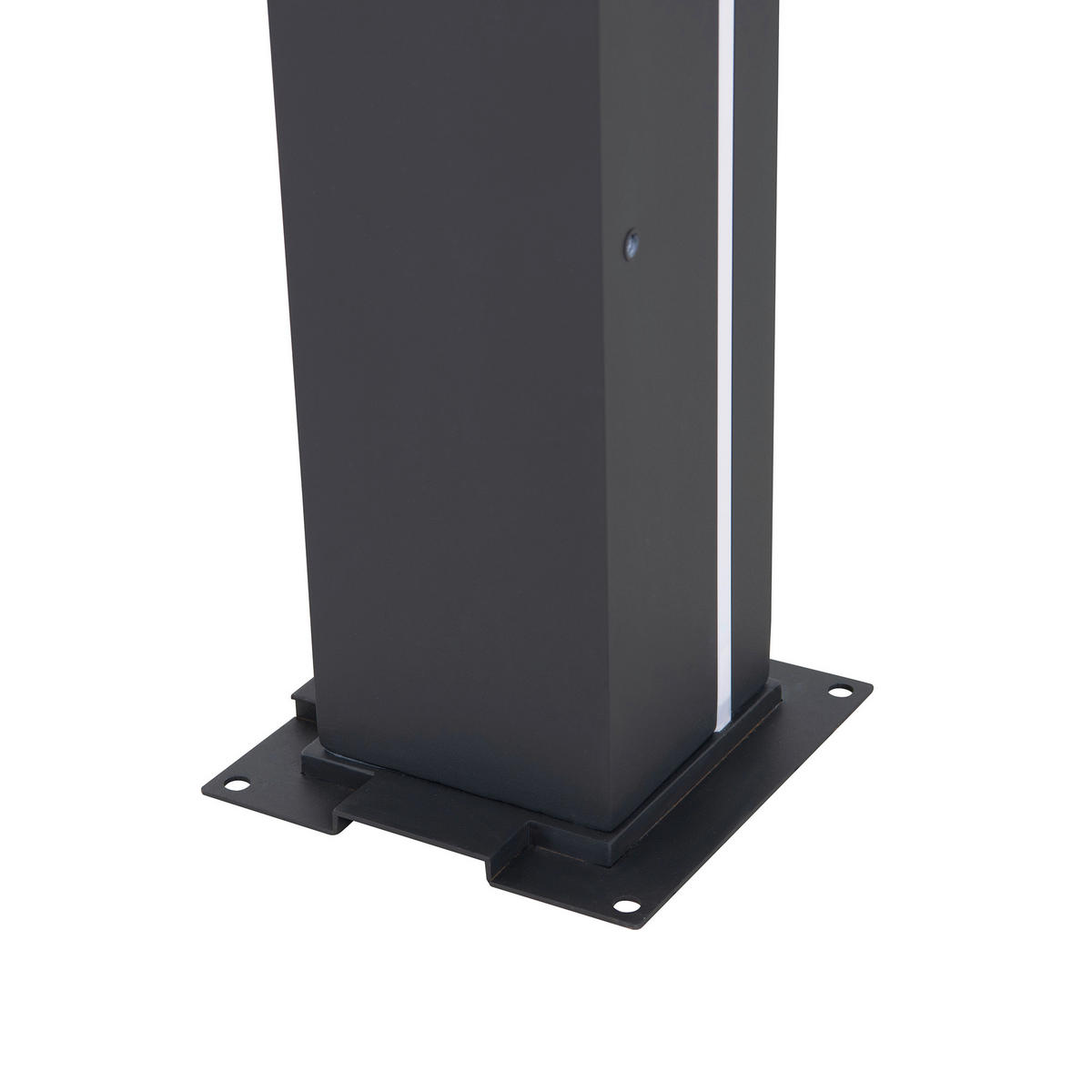 PAVILLON 406/223/306 cm Aluminium  - Anthrazit/Silberfarben, Basics, Metall (406/223/306cm) - Modante
