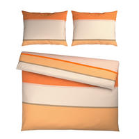 Lenjerie De Pat 220/200 cm  - portocaliu, Konventionell, textil (220/200cm) - Novel