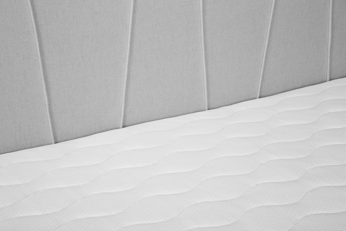 BOXSPRINGBETT 140/200 cm  in Dunkelgrau  - Dunkelgrau/Schwarz, Modern, Textil (140/200cm) - MID.YOU