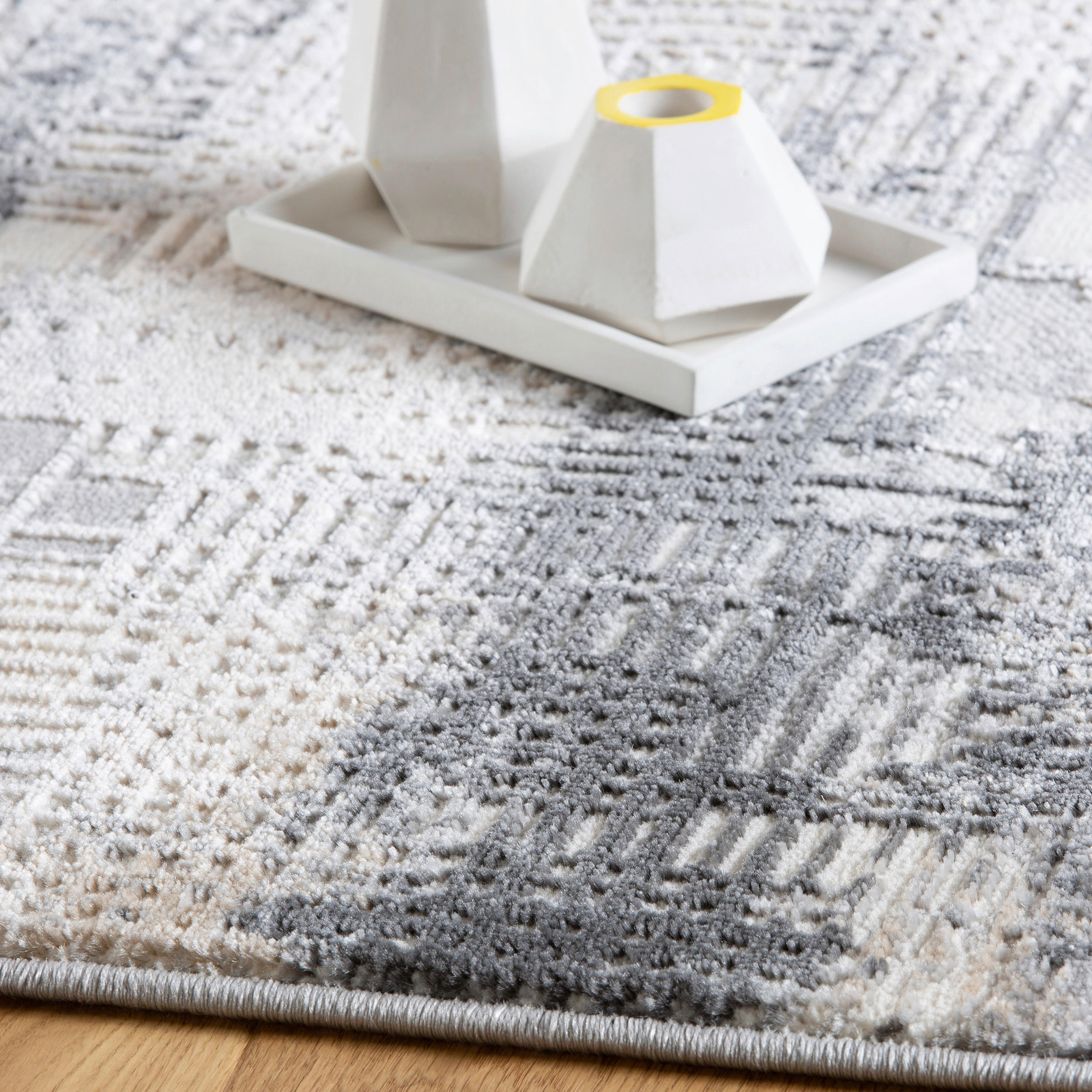 WEBTEPPICH 200/290 cm My Salsa  - Grau, Design, Textil (200/290cm) - Novel