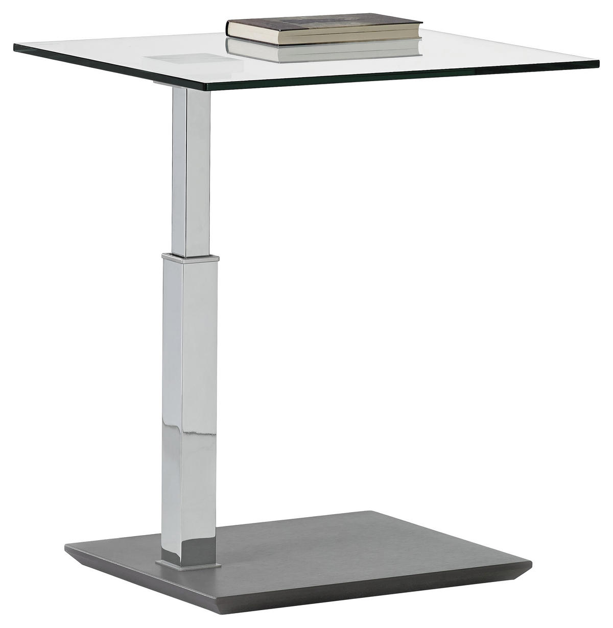 COUCHTISCH ESG 55/47/47-63 cm rechteckig  - Design, Glas/Holzwerkstoff (55/47/47-63cm)