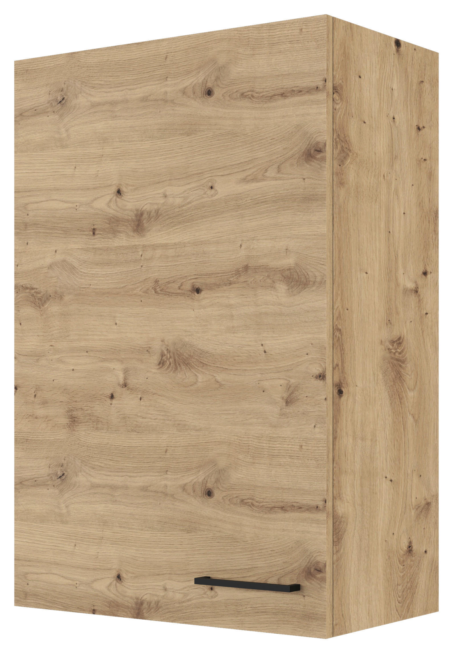 KÜCHENOBERSCHRANK 60/89/32 cm  in Eiche Artisan  - Edelstahlfarben/Eiche Artisan, KONVENTIONELL, Holzwerkstoff/Metall (60/89/32cm) - FlexWell