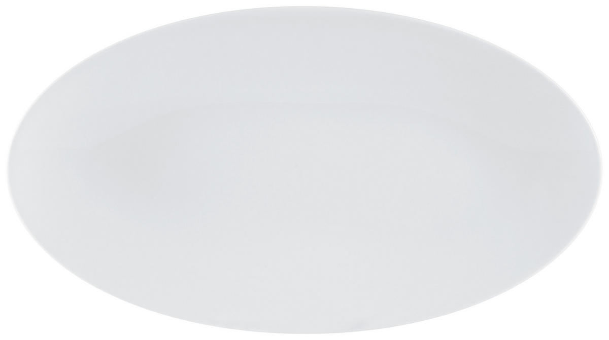 SERVÍROVACÍ PODNOS, keramika, 33/18 cm - bílá, Design, keramika (33/18cm) - Seltmann Weiden
