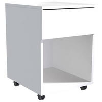 ROLLCONTAINER 39/55/45 cm  - Weiss, Modern, Holzwerkstoff/Kunststoff (39/55/45cm) - MID.YOU