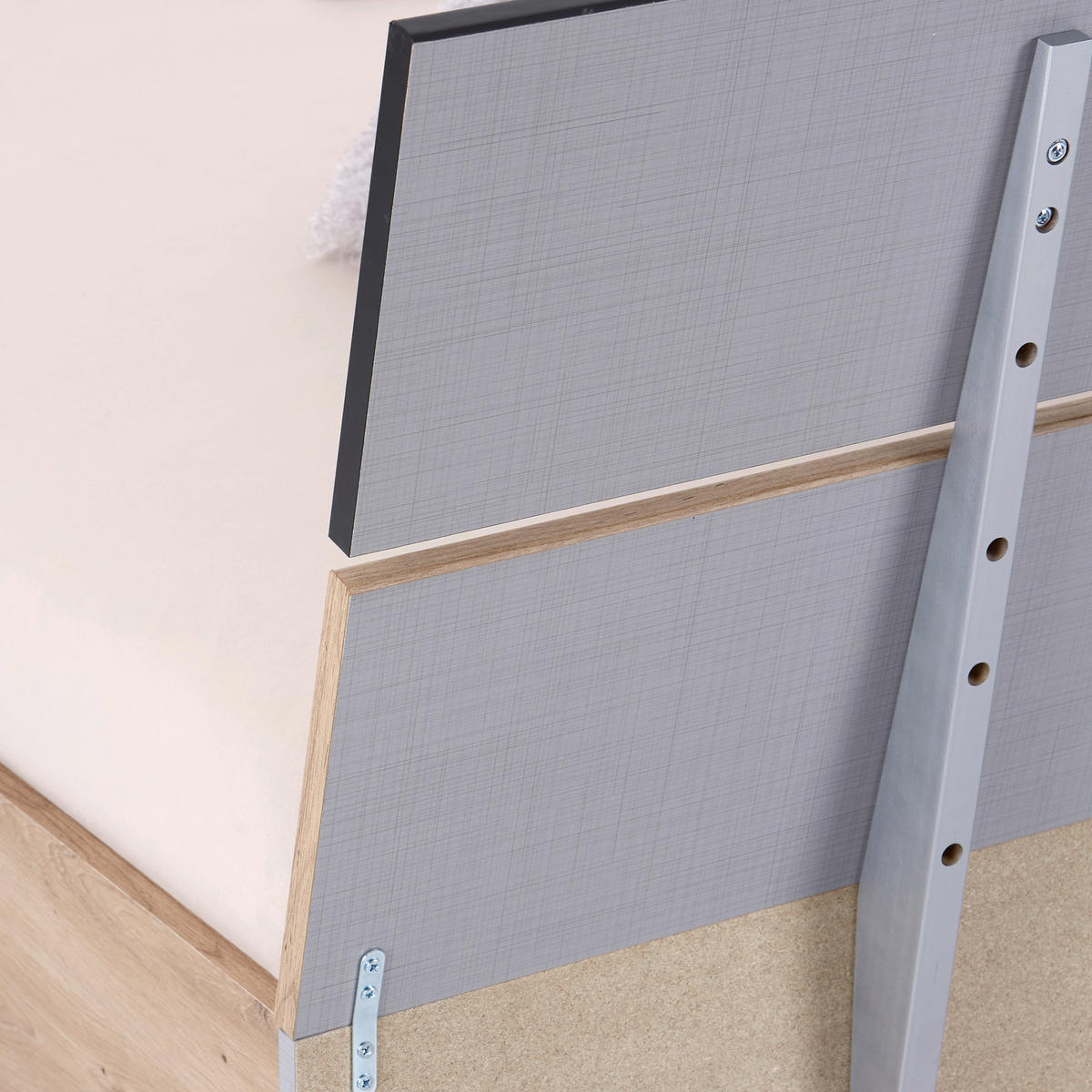 SCHLAFZIMMER in Weiss, Eichefarben  - Weiss/Eichefarben, Konventionell, Holzwerkstoff (180/200cm) - MID.YOU