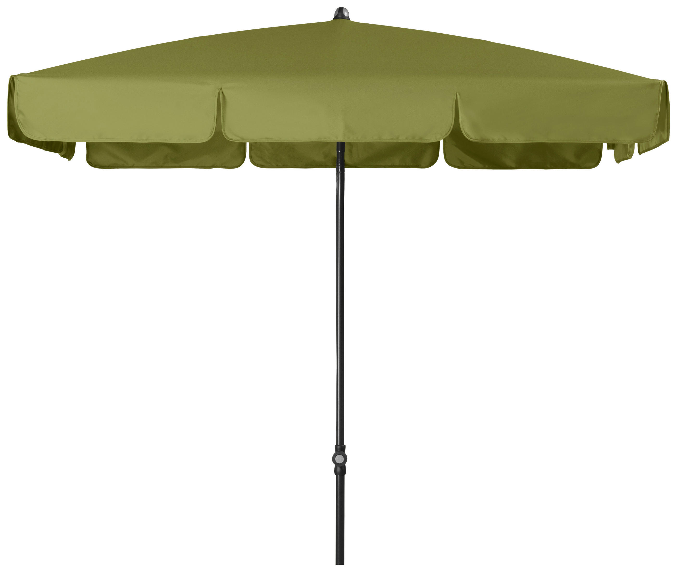 SONNENSCHIRM 185x120 cm Grün  - Anthrazit/Grün, Basics, Textil/Metall (185/120cm) - Doppler