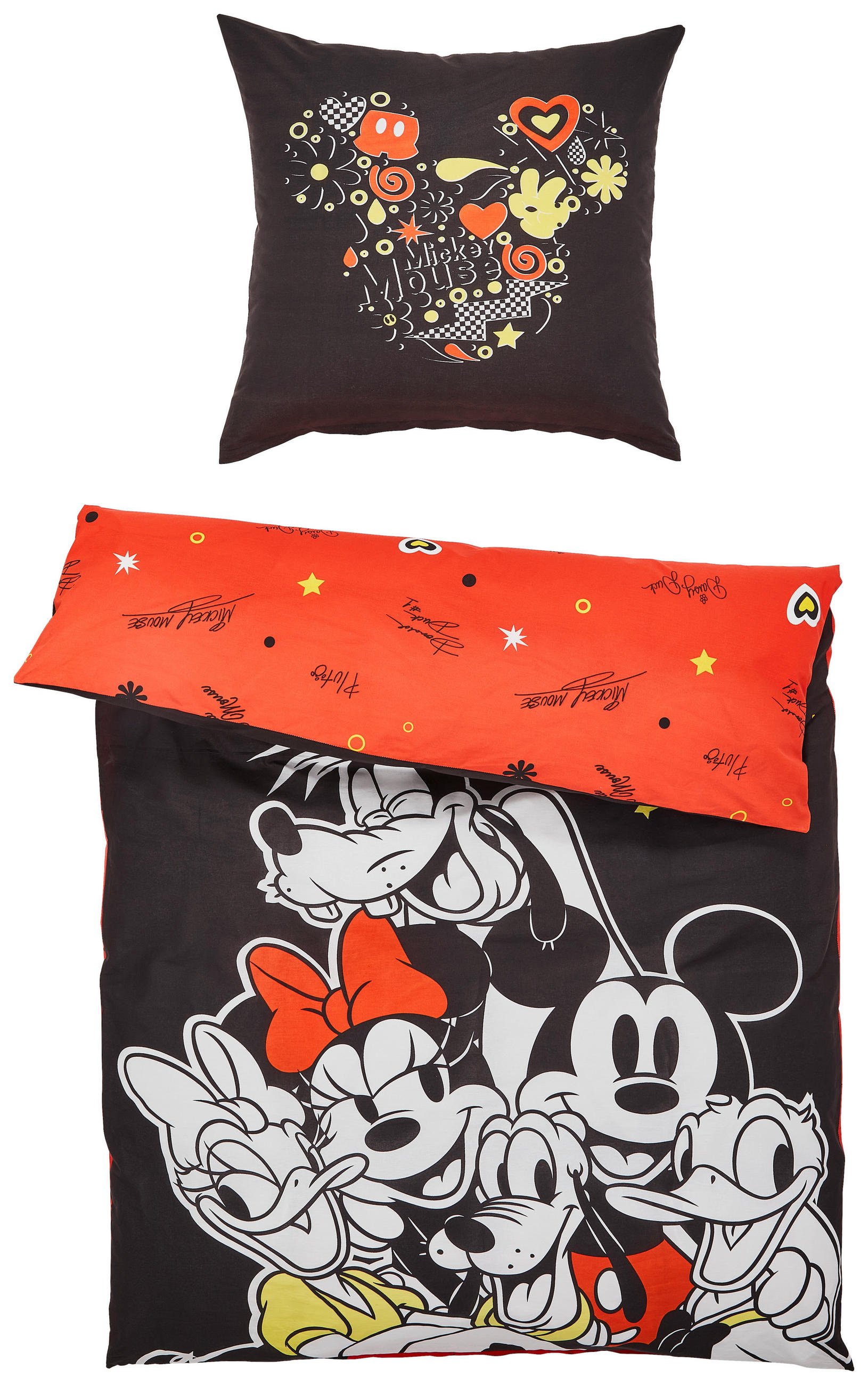 E-shop Disney POSTEĽNÁ BIELIZEŇ PRE MLÁDEŽ, renforcé, viacfarebná, 135/200 cm