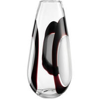 VAS  - klar/vit, Design, glas (17,5/37/17,5cm) - Leonardo