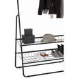 GARDEROBENSTÄNDER in Schwarz 93/159/47 cm   - Schwarz, Trend, Metall (93/159/47cm) - Carryhome