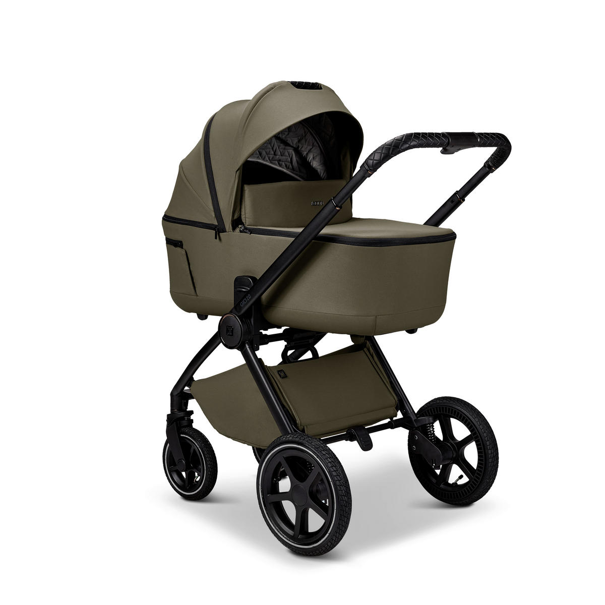 KOMBIKINDERWAGEN  Gio 2.0  Moss  - Olivgrün, Basics (84/61/114cm) - Moon