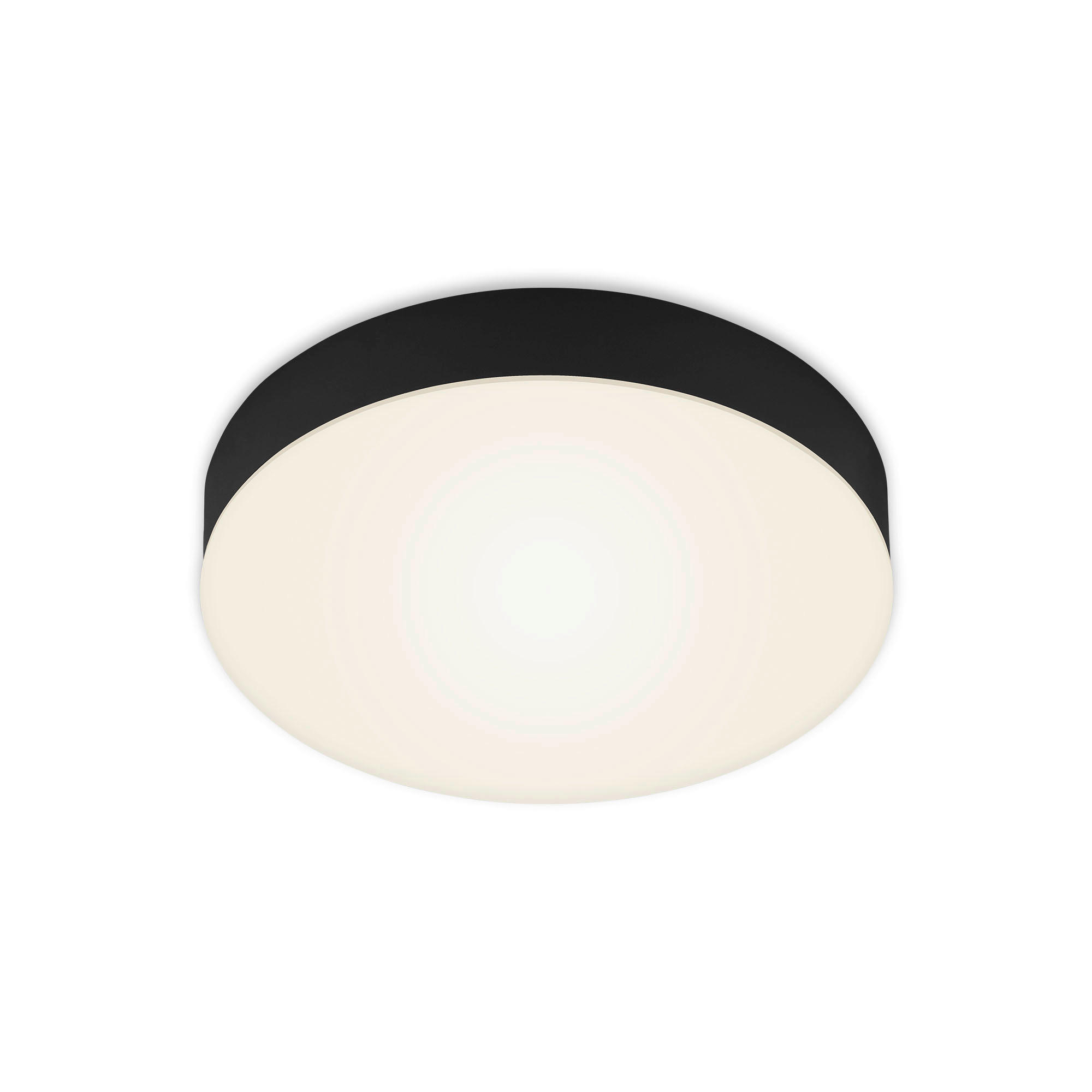 LED PLAFONJERA - crna, Osnovno, metal/plastika (21,2/3,6cm)