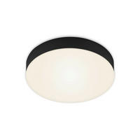 LED PLAFONJERA - crna, Osnovno, metal/plastika (21,2/3,6cm)