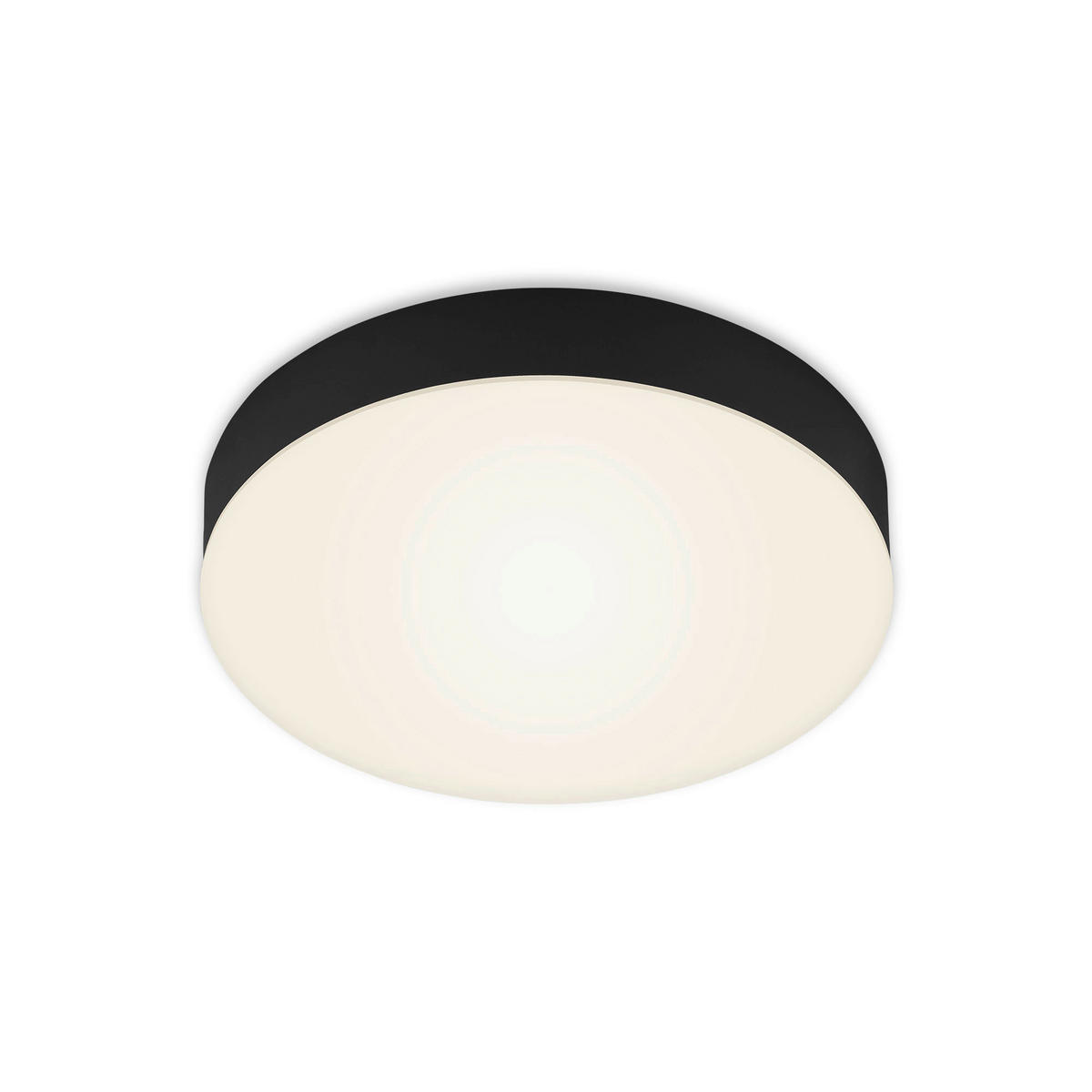 LED PLAFONJERA - crna, Osnovno, metal/plastika (21,2/3,6cm)