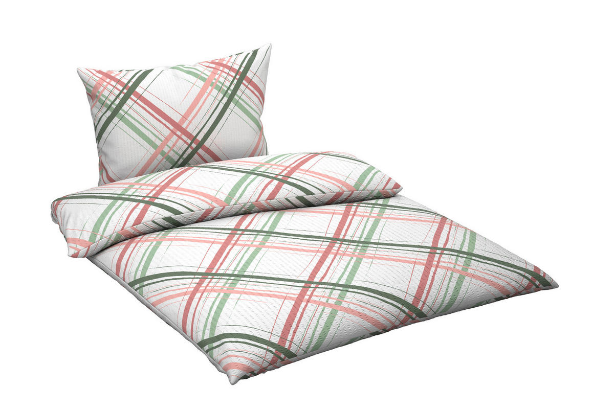 POSTEĽNÁ BIELIZEŇ, seersucker, viacfarebná, 140/200 cm - viacfarebná, Konventionell, textil (140/200cm) - Esposa