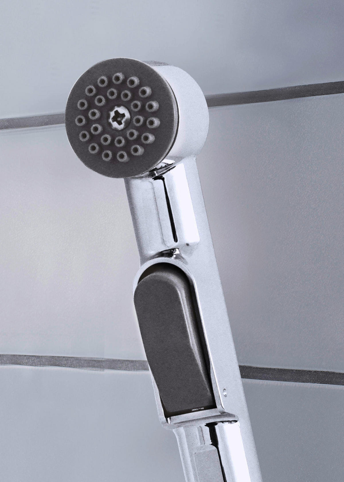 DUSCHZUBEHÖR-SET   - Chromfarben, Basics, Kunststoff/Metall (3,5/17,5/3cm)