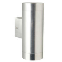 AUßENWANDLEUCHTE 7,6/19 cm   - Alufarben, Design, Metall (7,6/19cm) - Nordlux