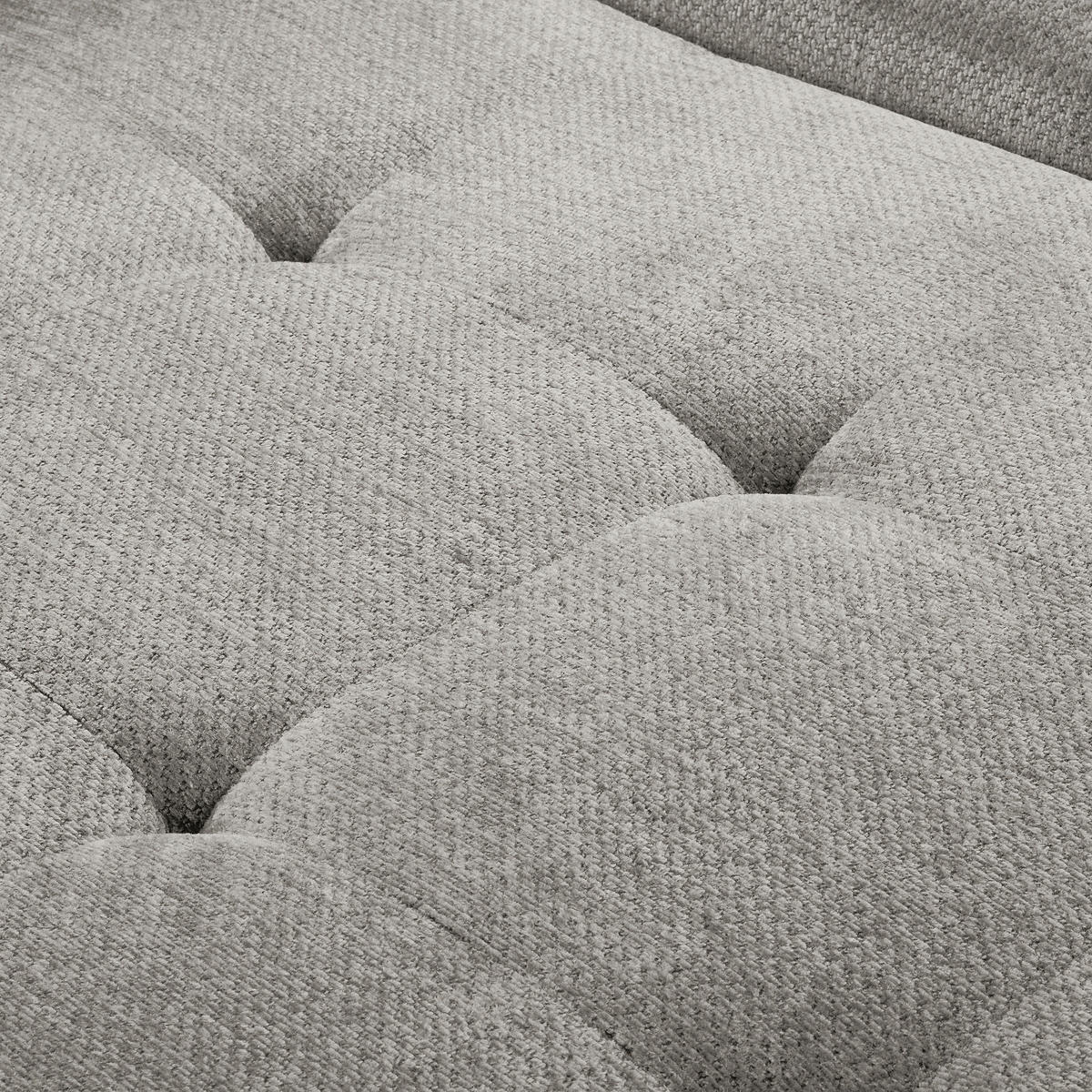 ECKSOFA  Webstoff Grau  - Schwarz/Grau, Design, Textil/Metall (268/195cm) - Livetastic