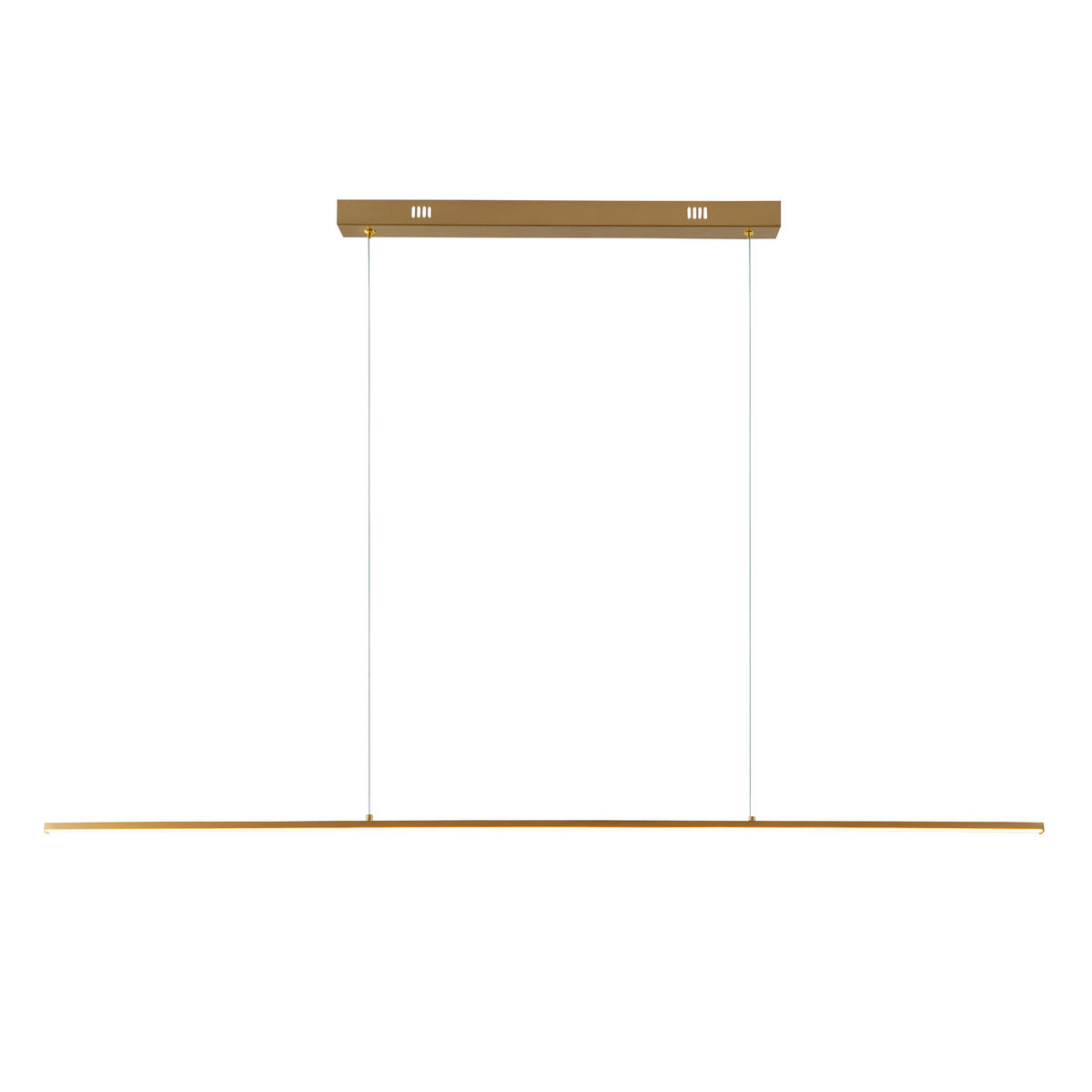 LED LUSTER    120,5/2/200 cm    - zlatna, Osnovno, metal (120,5/2/200cm)