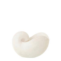 DEKOMUSCHEL - Weiss, Basics, Kunststoff (31/16,5/21,5cm) - Ambia Home