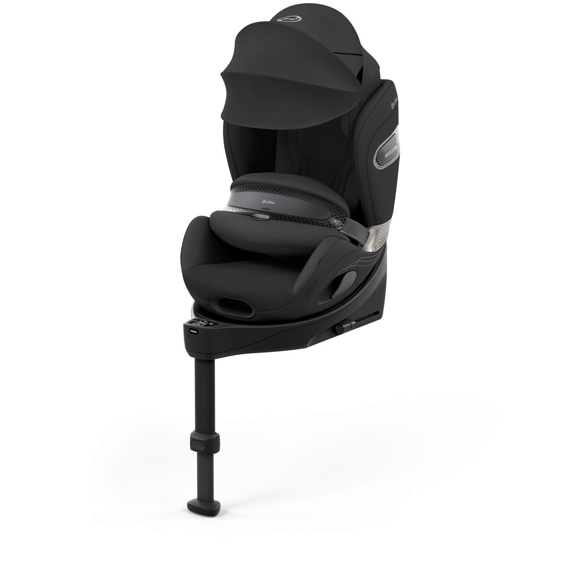 KINDERAUTOSITZ Anoris Si Style Sepia Black  - Schwarz, Basics, Kunststoff/Textil (61/45/60cm) - cybex PLATINUM