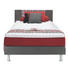 BOXSPRINGBETT 120/200 cm in Grau, Rot - Rot/Alufarben, KONVENTIONELL, Kunststoff/Textil (120/200cm) - Bentley BOXSPRINGBETT 120/200 cm in Grau, Rot - Rot/Alufarben, KONVENTIONELL, Kunststoff/Textil (120/200cm) - Bentley