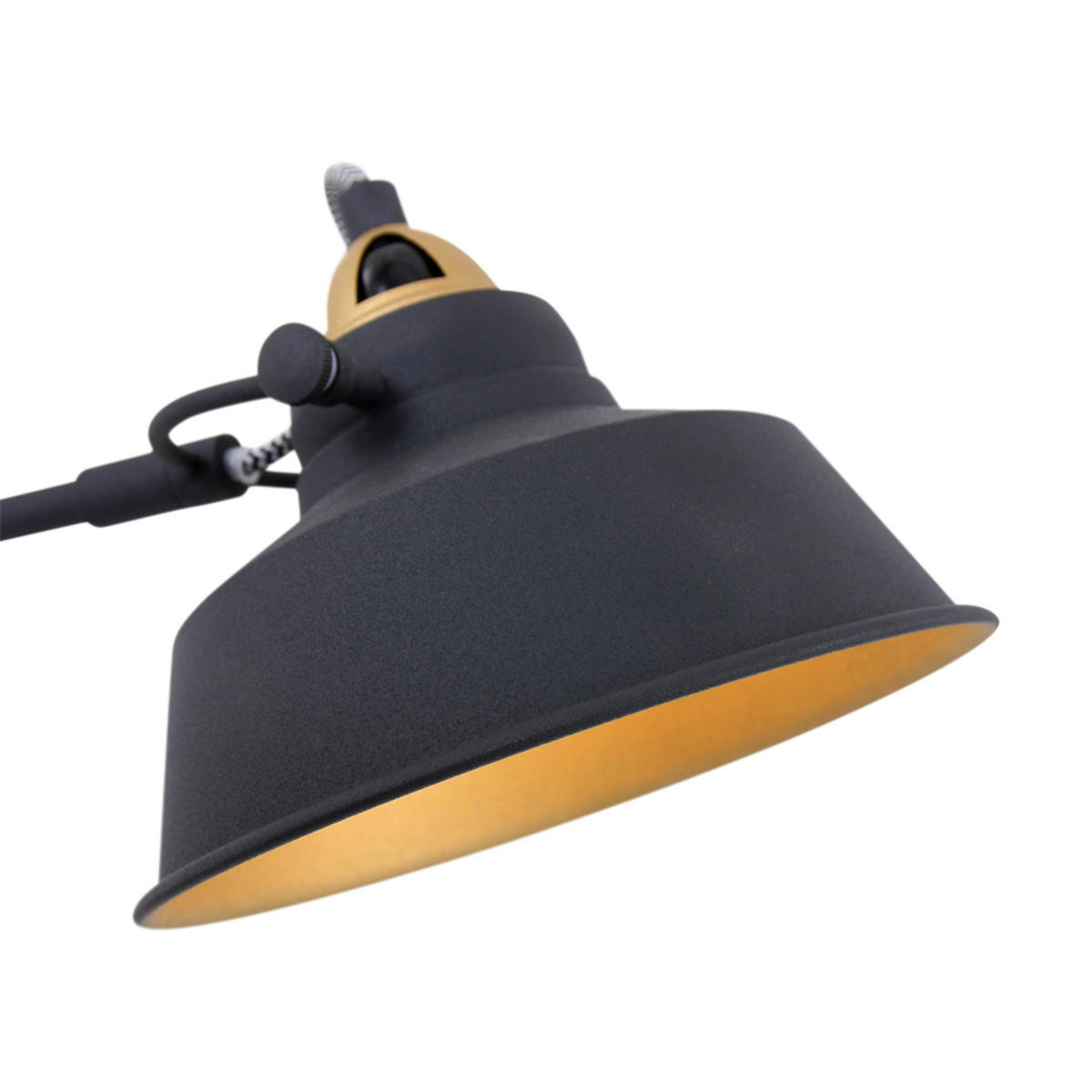 TISCHLEUCHTE - Grau, Trend, Metall (40/40/18cm)