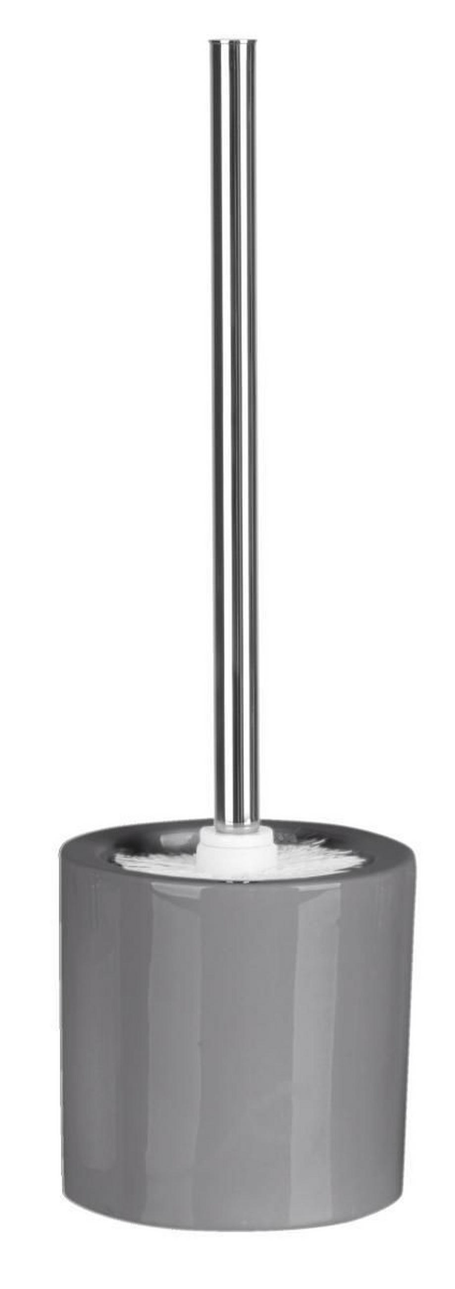 WC-BÜRSTENGARNITUR - Chromfarben/Grau, Basics, Keramik/Kunststoff (12/38cm) - Sadena
