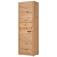GARDEROBENSCHRANK  in 63,8/199/40 cm  - Eichefarben/Schwarz, KONVENTIONELL, Holz/Metall (63,8/199/40cm) - Linea Natura