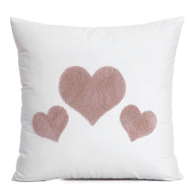 POTAH NA POLŠTÁŘ  40/40 cm - pink, Basics, textil (40/40cm) - Patinio
