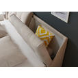 BOXSPRINGBETT 180/200 cm,  in Creme, Matratze, Bettkasten, Topper, motorische Verstellbarkeit, H2 = mittel  - Silberfarben/Creme, Design, Kunststoff/Textil (180/200cm) - Esposa