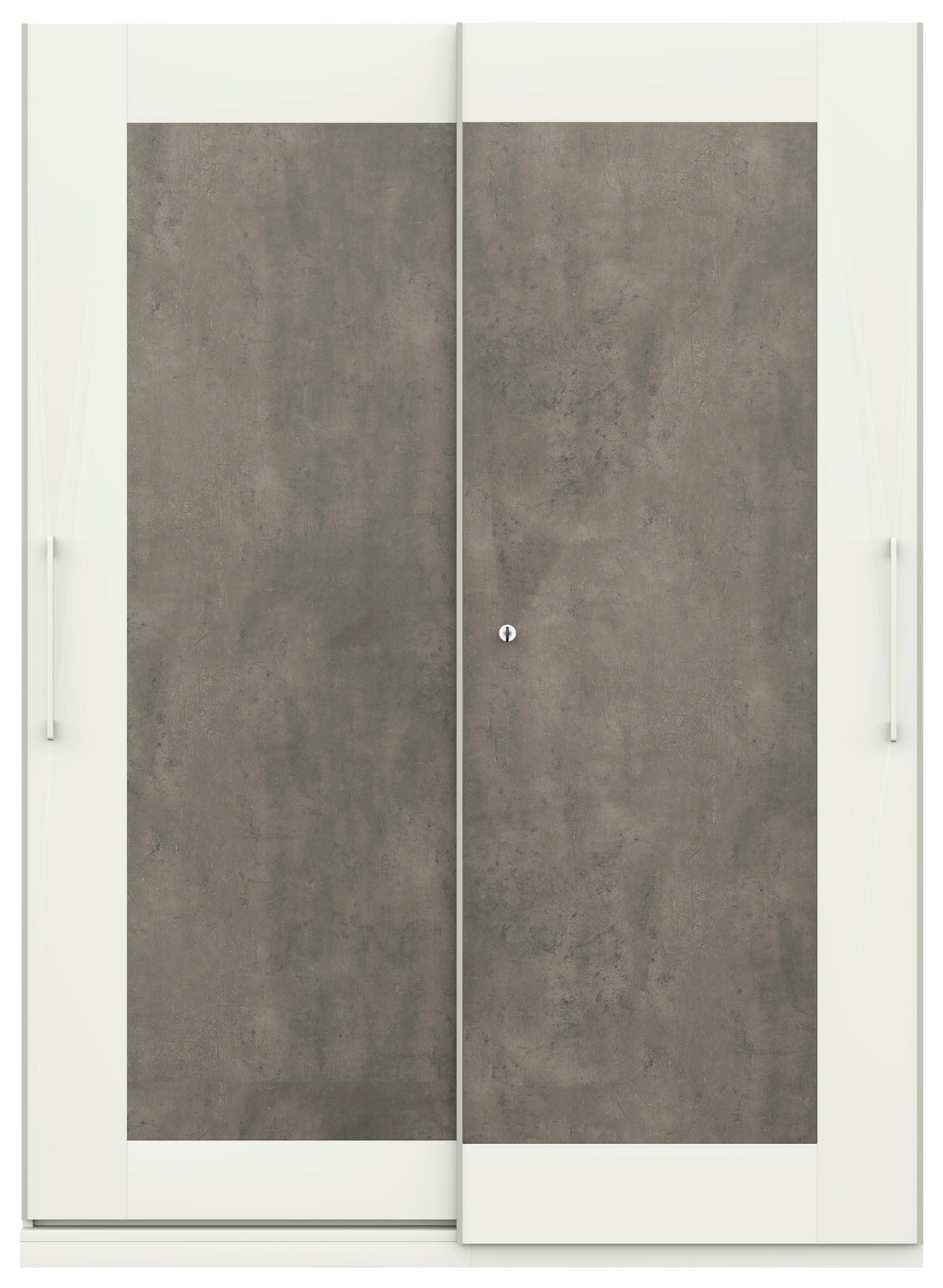 Moderano AKTENSCHRANK Weiß 160cm × 43cm × 221cm