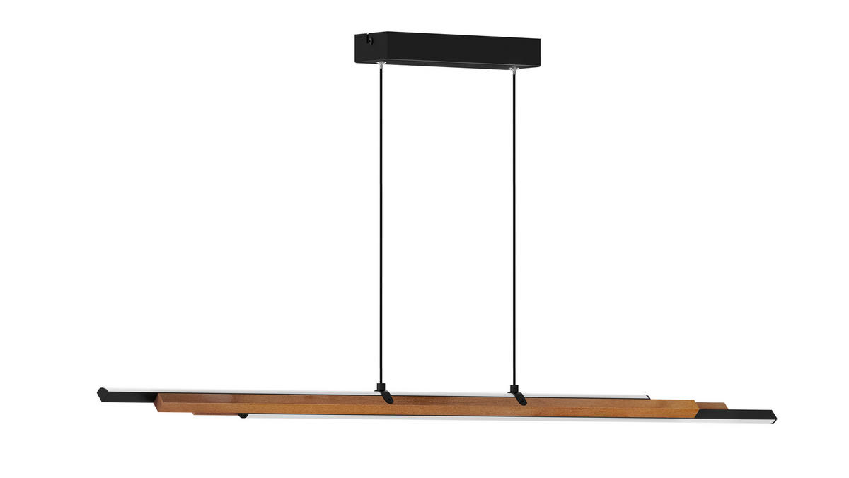 LED-HÄNGELEUCHTE 100/10/120 cm  - Weiß, Natur, Kunststoff (100/10/120cm) - Novel