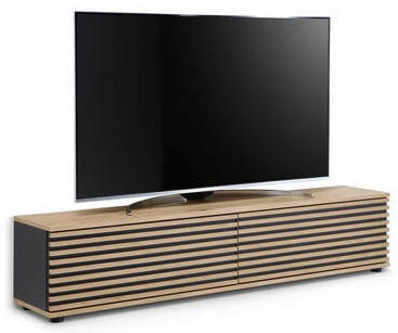 LOWBOARD  in 180/30/30 cm  - Schwarz/Eiche Artisan, Design, Holzwerkstoff/Kunststoff (180/30/30cm) - Boxxx