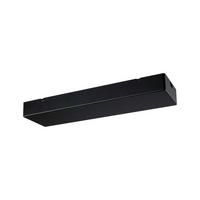 SCHIENENSYSTEM-EINSPEISER Linion 36,5/10/4 cm  - Schwarz, Basics, Kunststoff (36,5/10/4cm) - Paulmann