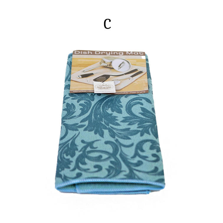 EDÉNYSZÁRÍTÓ ALÁTÉT - világoskék, Basics, textil (40/0.5/50cm)
