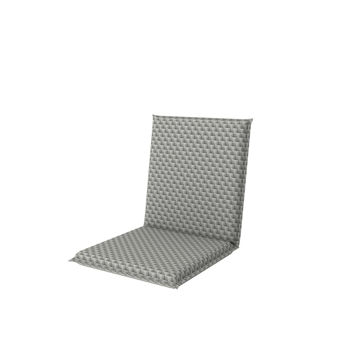 PODUŠKA NA KRESLO, 48/100/6 cm - sivá, textil (48/100/6cm) - Doppler