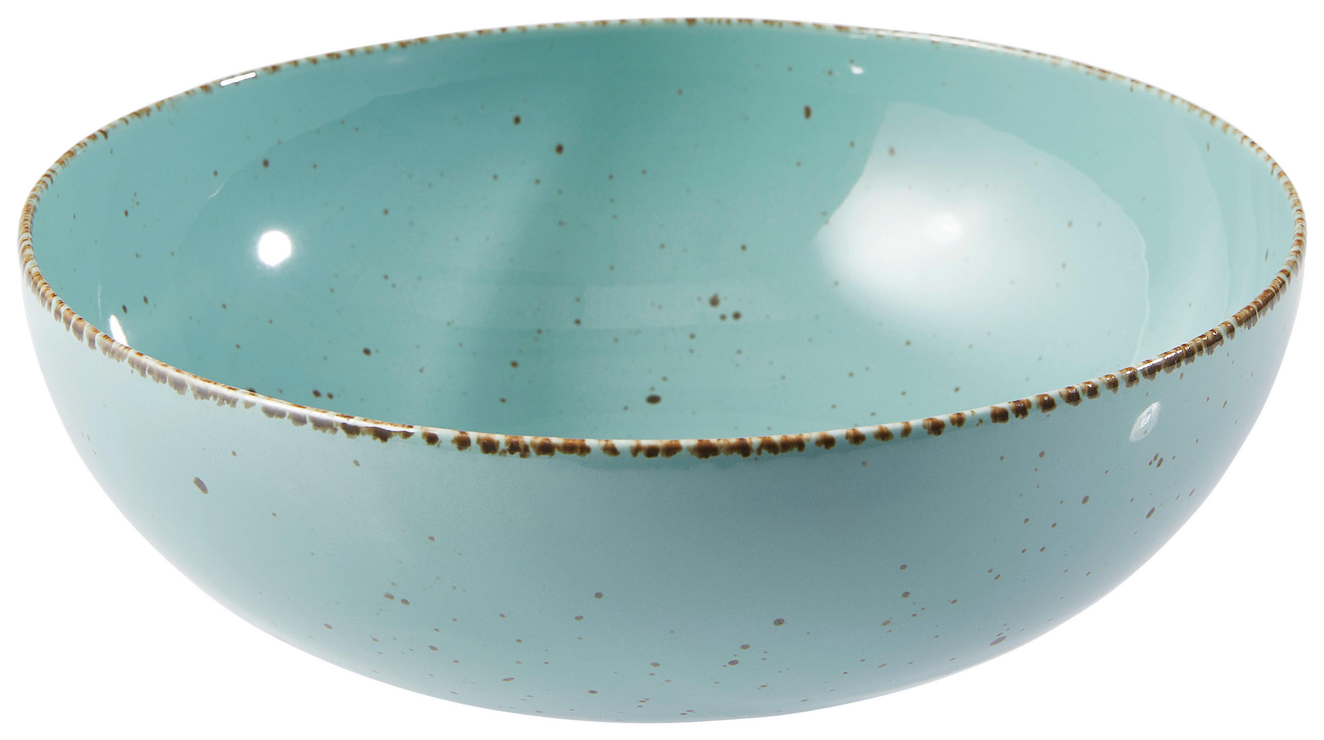 SALATSCHÜSSEL Porzellan Keramik - Türkis, LIFESTYLE, Keramik (23cm) - Landscape