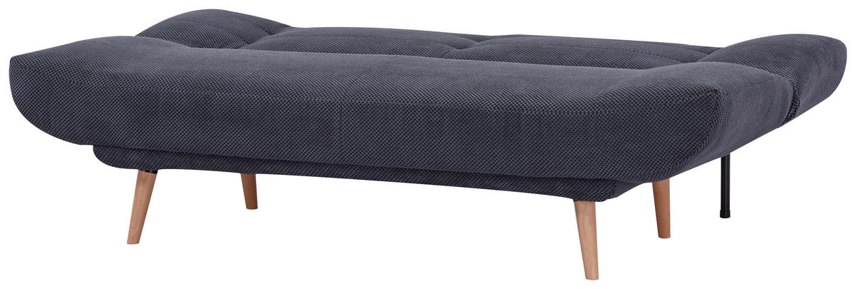 SCHLAFSOFA in Cord Dunkelgrau  - Dunkelgrau/Naturfarben, Design, Holz/Textil (188/88/86cm) - MID.YOU