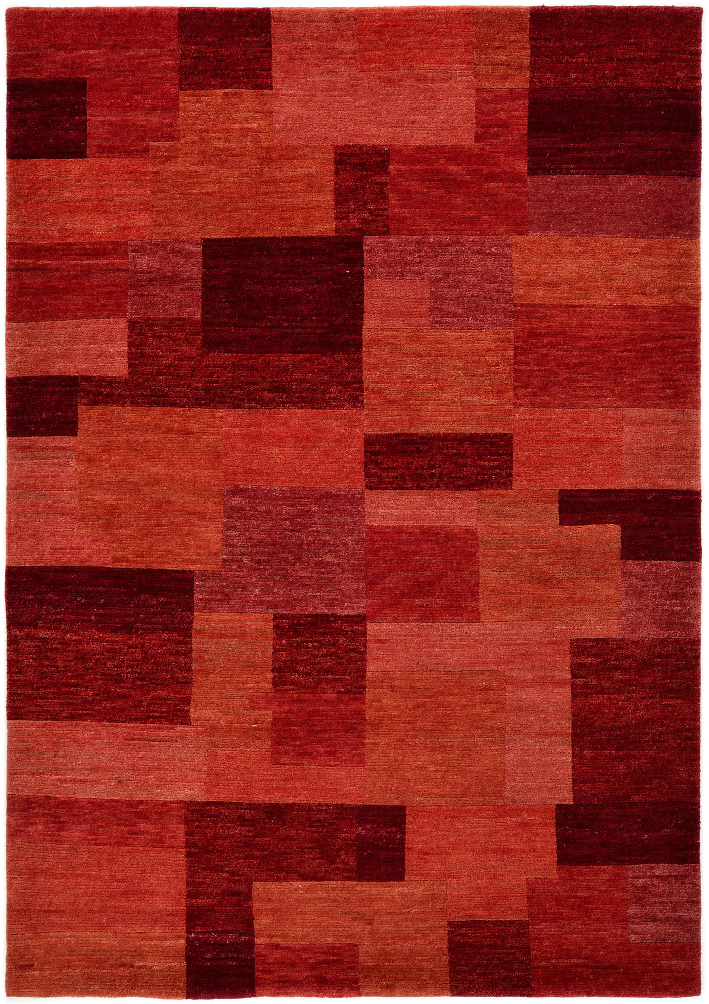 Cazaris Wollteppich Rot 250x350 cm